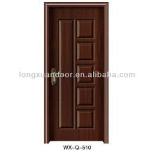 Puerta interior de madera de precio barato sin pintura